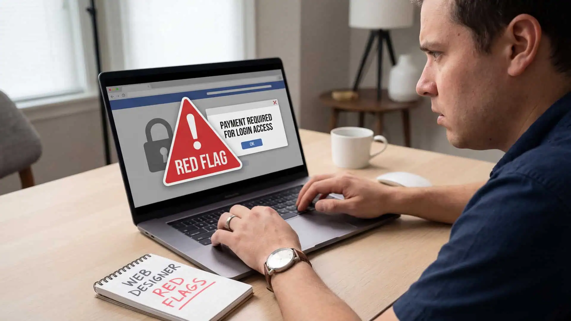 web designer red flags