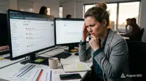 marketing consultant frustrated with crawl issues she doesn't understand